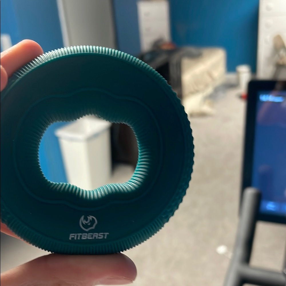 FitBeast Teal Grip Ring